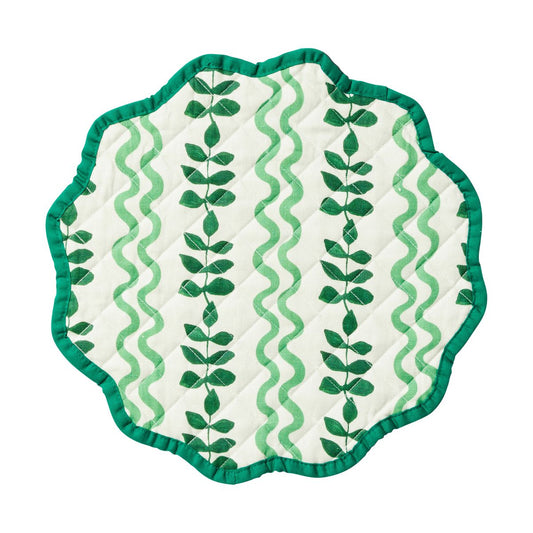 Ferns Waves Greens Placemats Set of 4