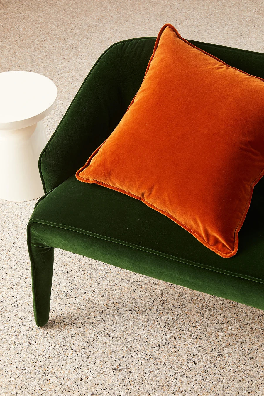 Big Velvet Cushion ~ Toffee