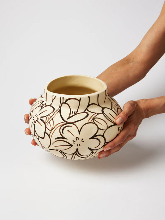 Tender Frangipani Bowl Vase