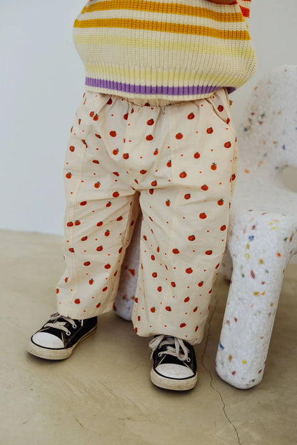 Happy Tomato Pants ~ Red