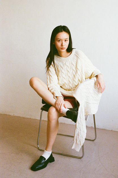 Fisherman Knit ~ Butter