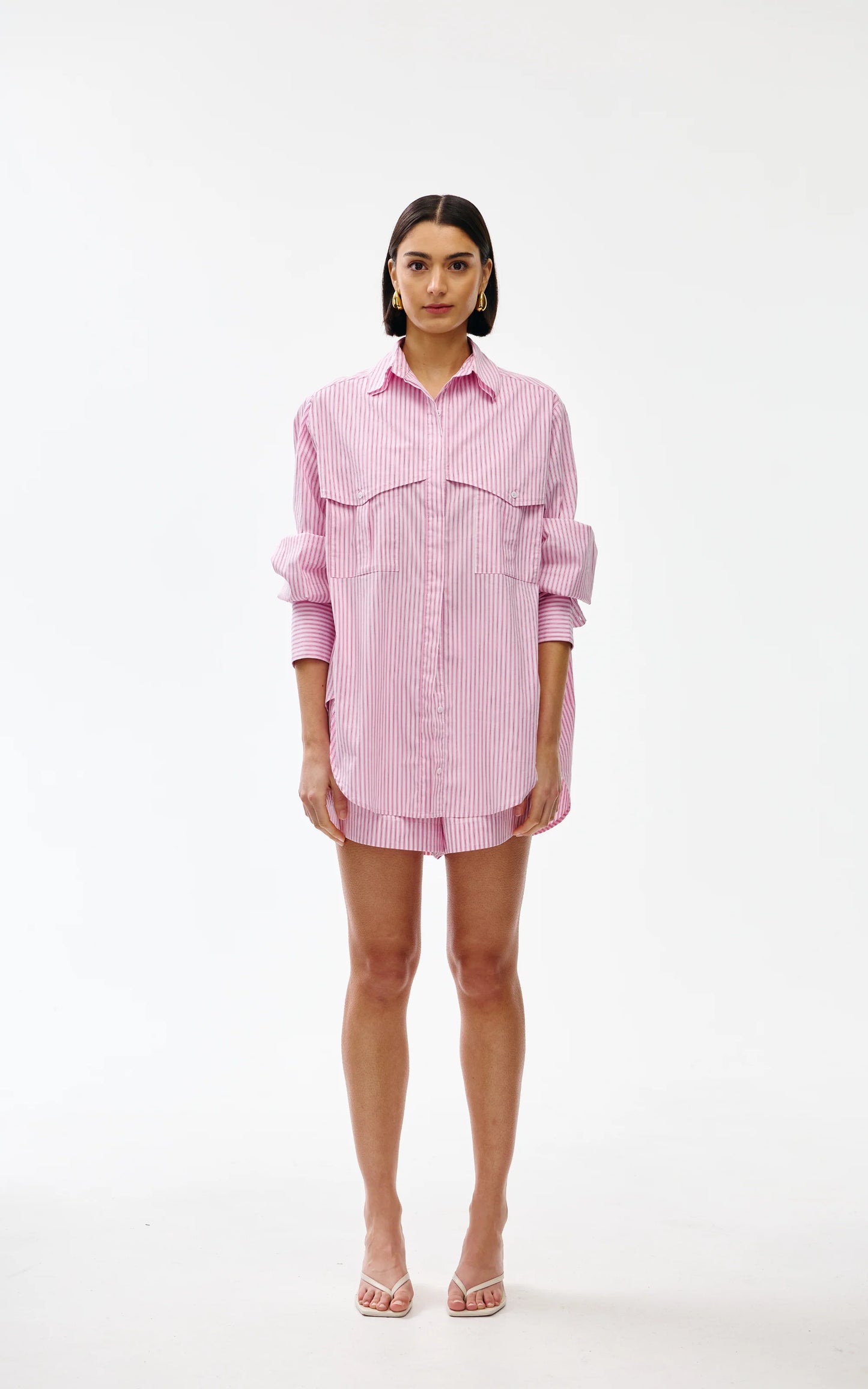 Riley Shirt ~ Pink Stripe