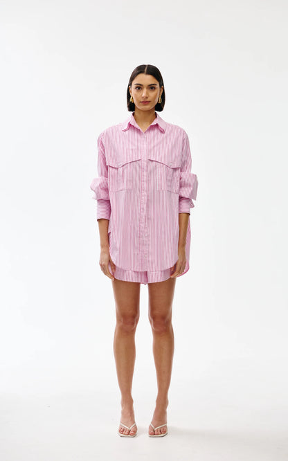 Riley Shirt ~ Pink Stripe