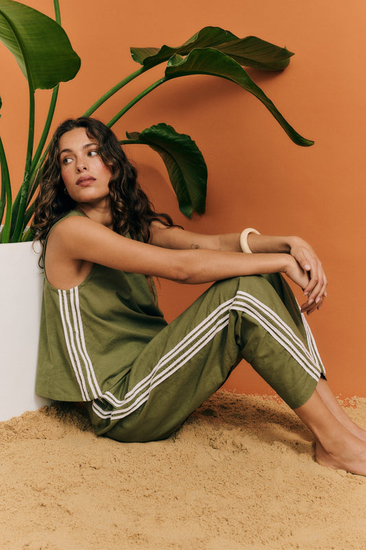 Nora Tank - Palm