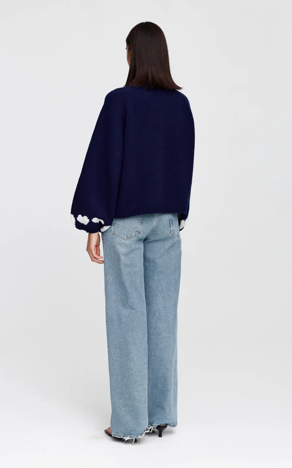 Cherie Hearts Knit - Midnight