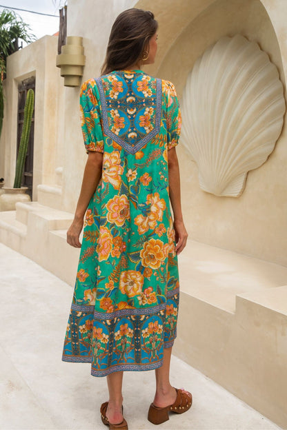 Love Letter Midi Dress - Atlantis