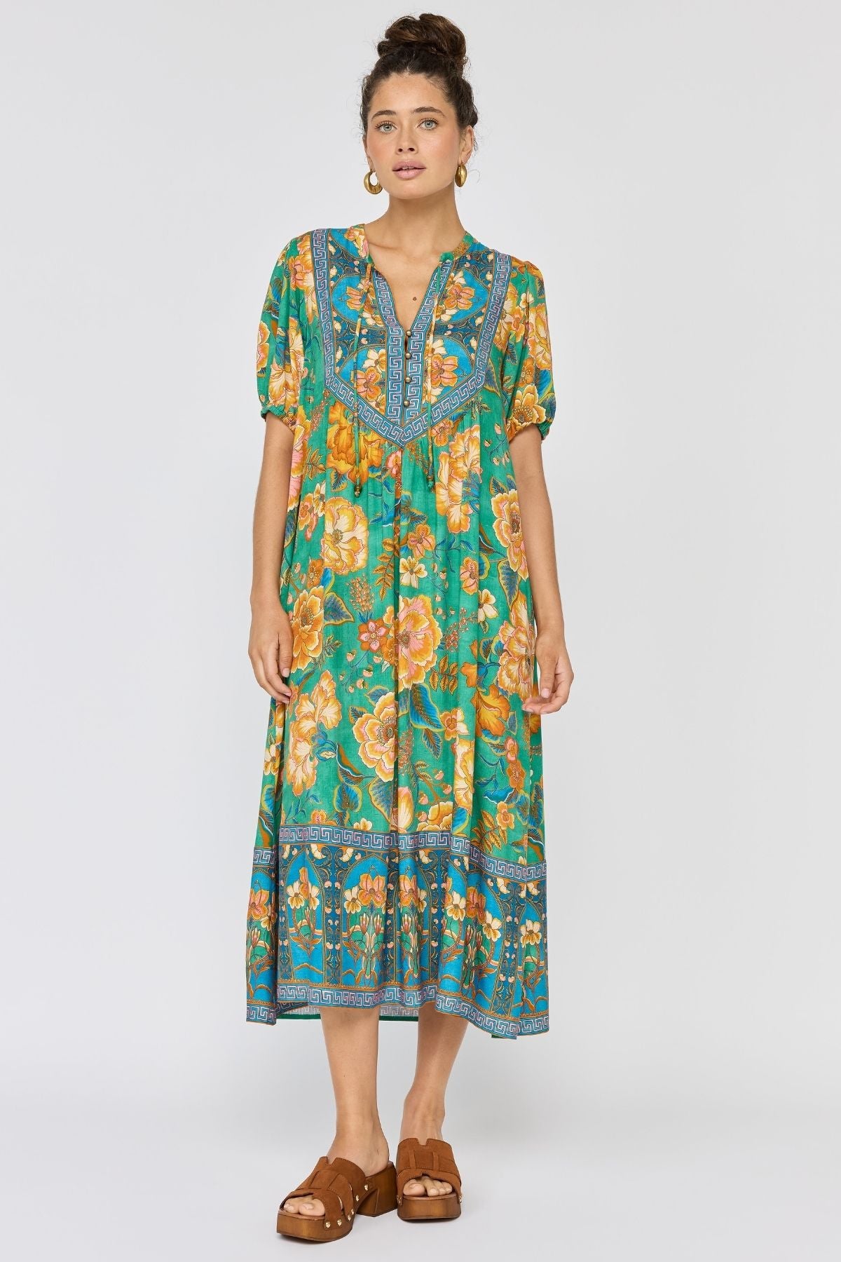 Love Letter Midi Dress - Atlantis