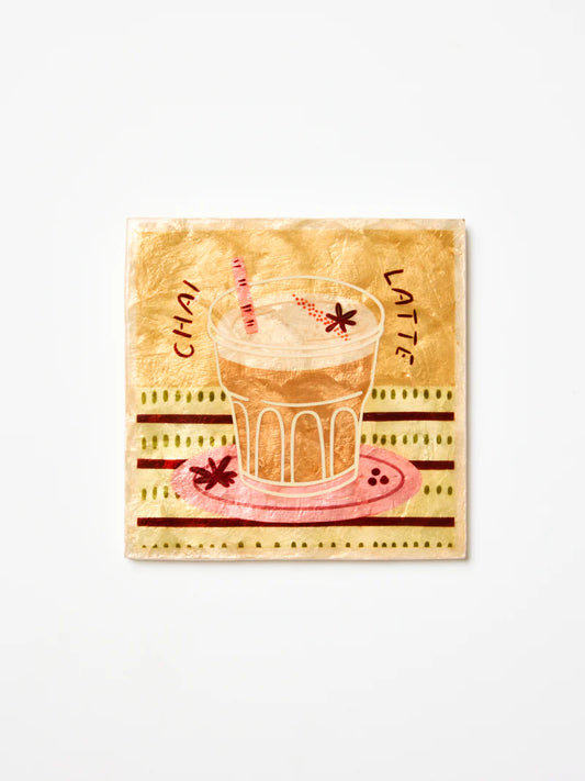 Barista Wall Art Chai Latte