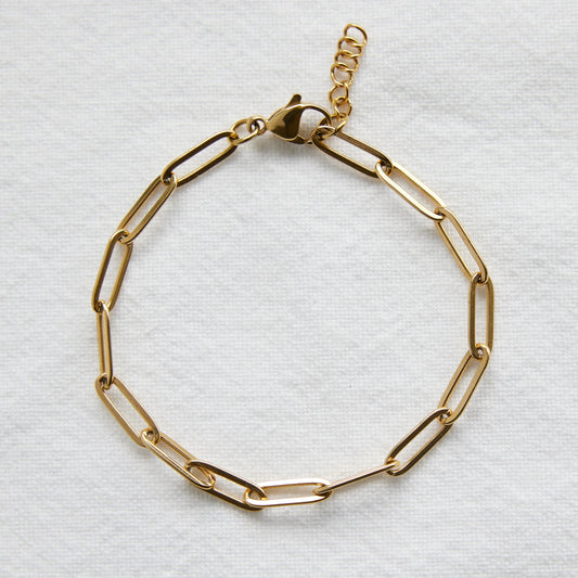 Paperclip Chain Bracelet