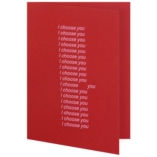 I Choose You Card
