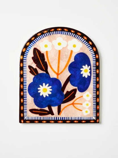 Jones Co Arch Flower Bloom Wall Art Tile