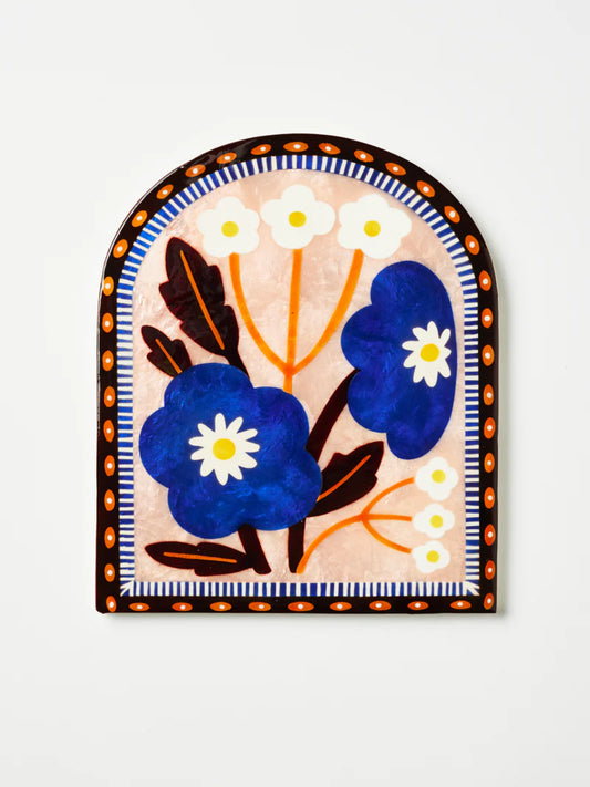 Jones Co Arch Flower Bloom Wall Art Tile