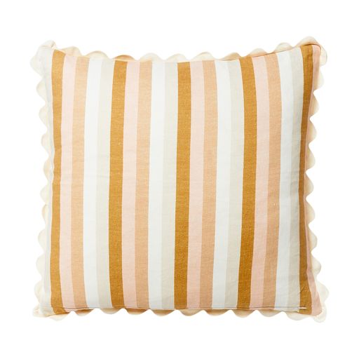 F/Cushion Florence Stripe Wheat 60cm