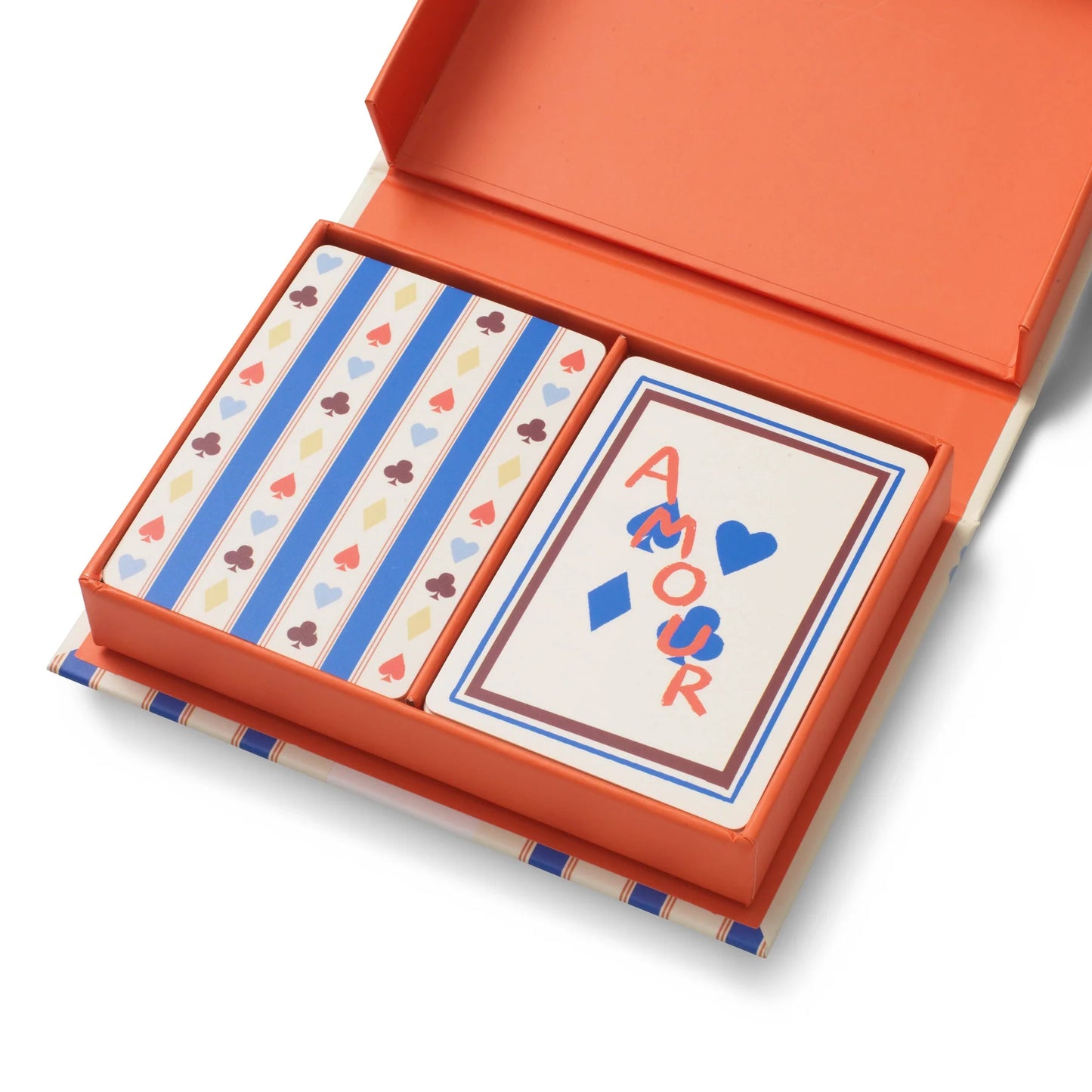 Suits + Stripes Playing Cards