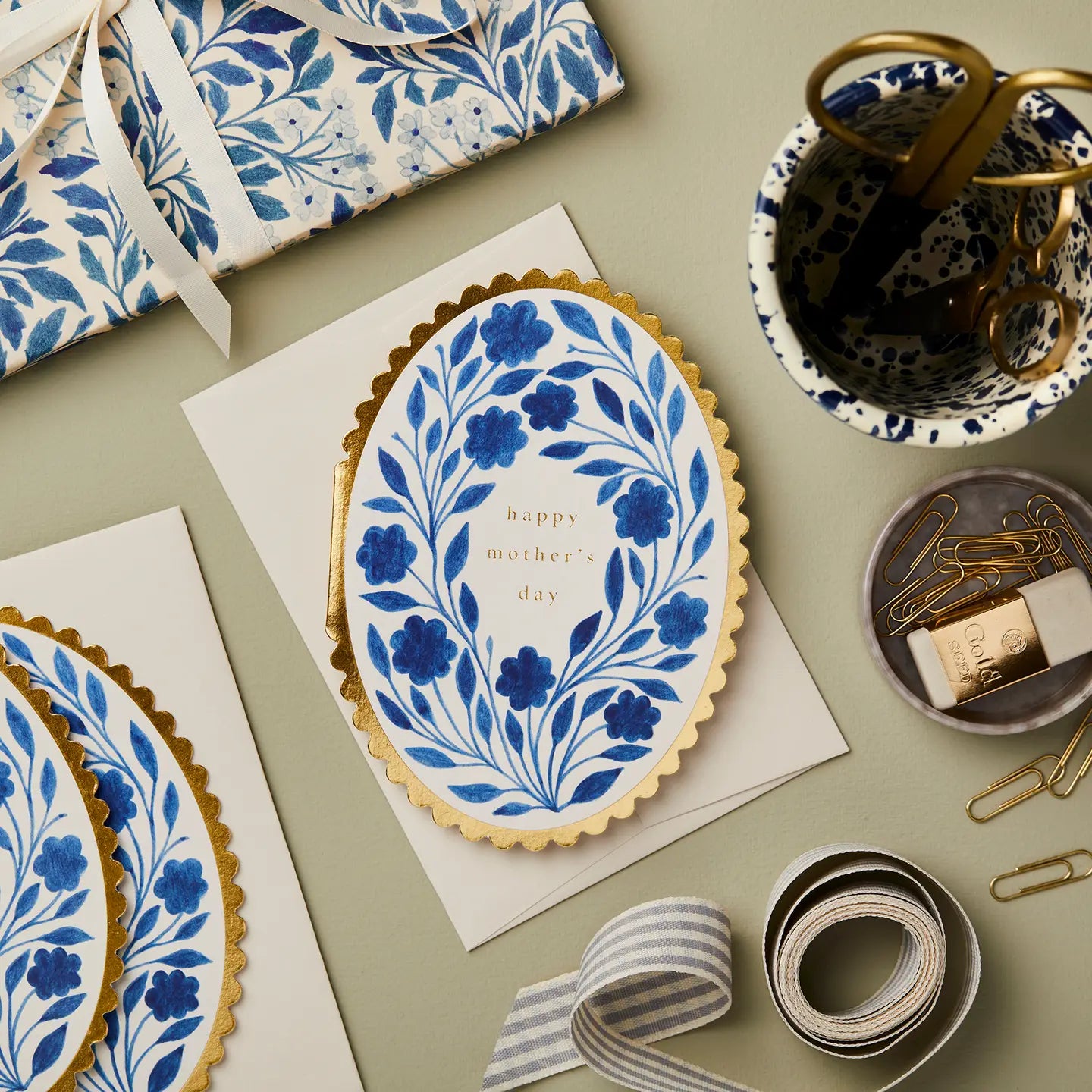 Delft Flora Mothers Day Card