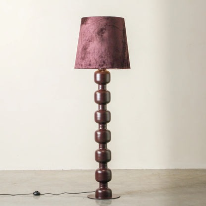 Spool Floor Lamp Chocolate