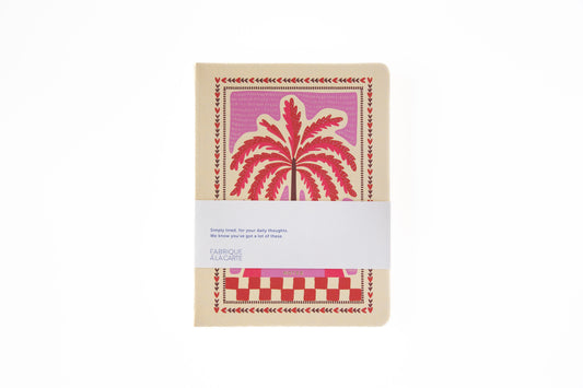 A5 Notebook ~ Palm Tree Pink