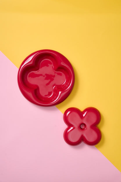 Folia Modular Candle Holder + Tray ~ Cherry Cola