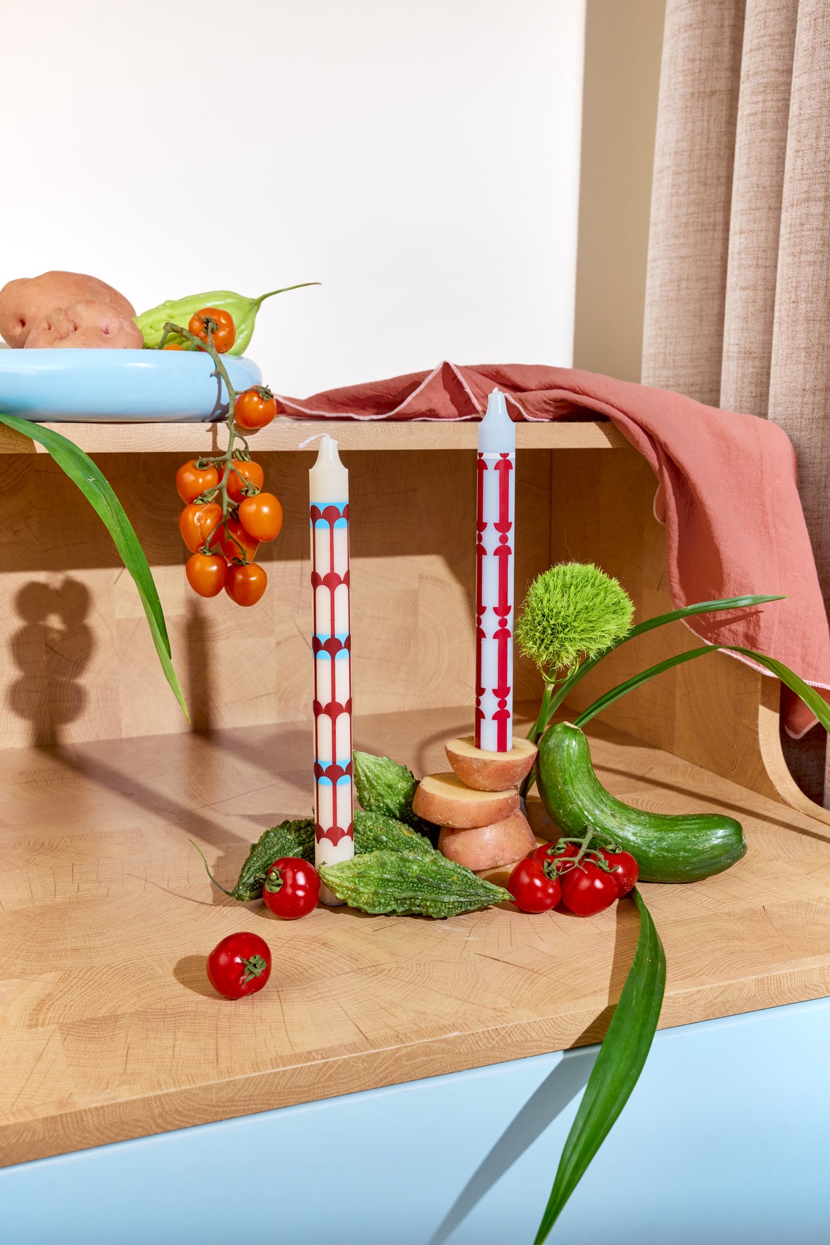 Folia Modular Candle Holder + Tray ~ Cherry Cola