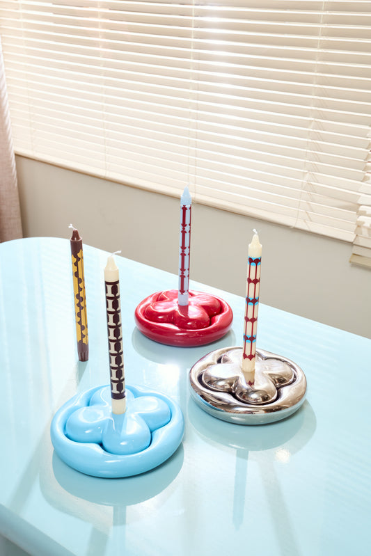 Graphic Taper Candlestick Duo ~ Arcade
