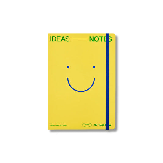 Open Bound Notebook A5 Ruled ~ Butter