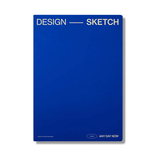 Sketch Notebook A4 Blank ~ Indigo