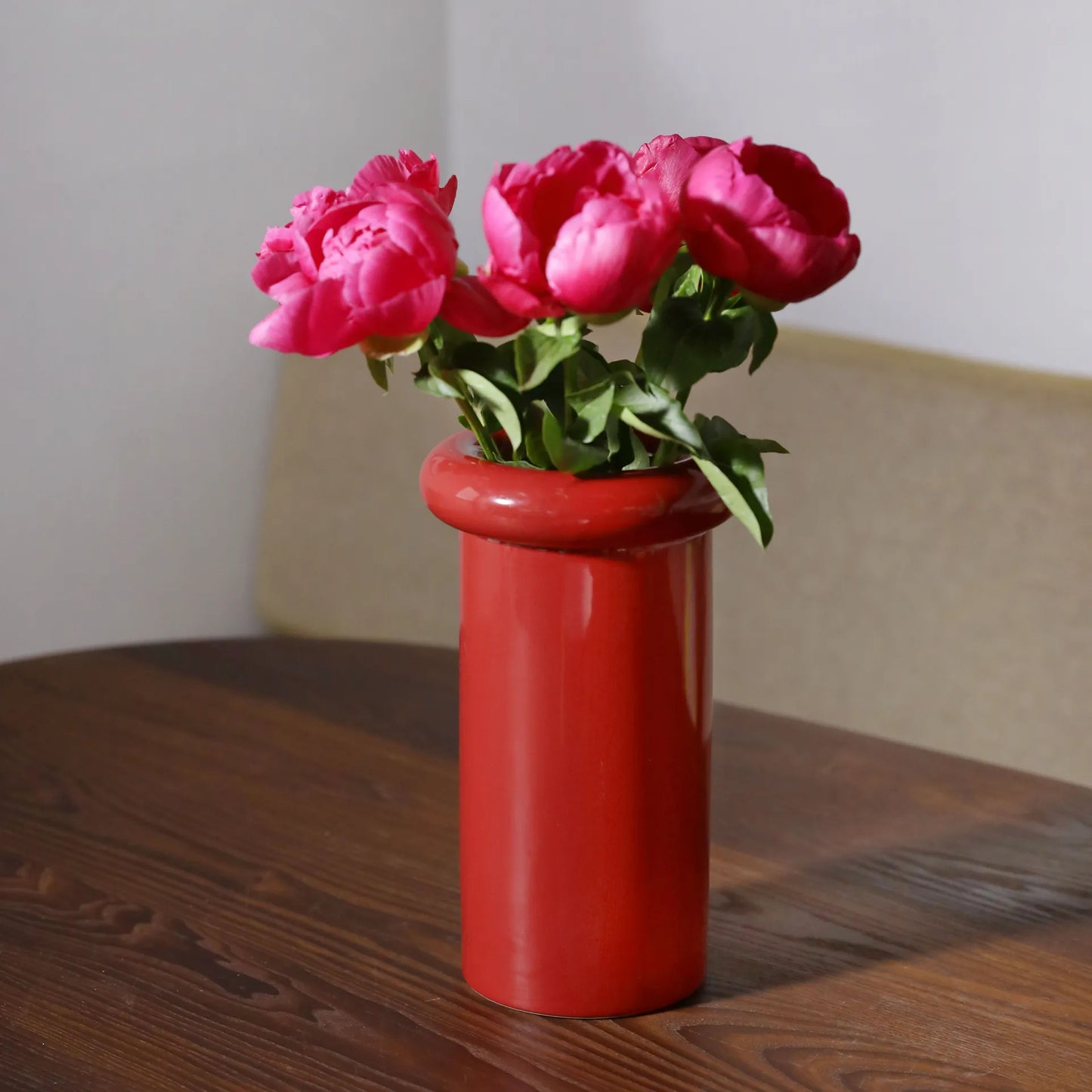 Vase Turban Burgundy