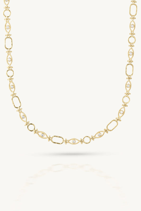 All Seeing Eye Gold Necklace