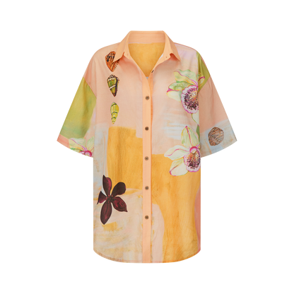 Annie Everingham Over Swim Shirt - Pastel Sea