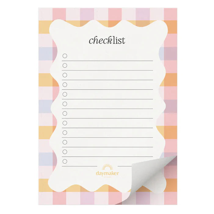 'Checklist' Mini Magnetic Notepad