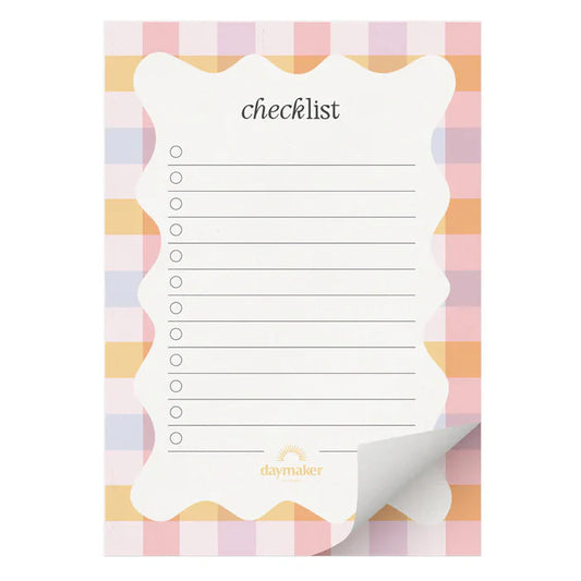 'Checklist' Mini Magnetic Notepad