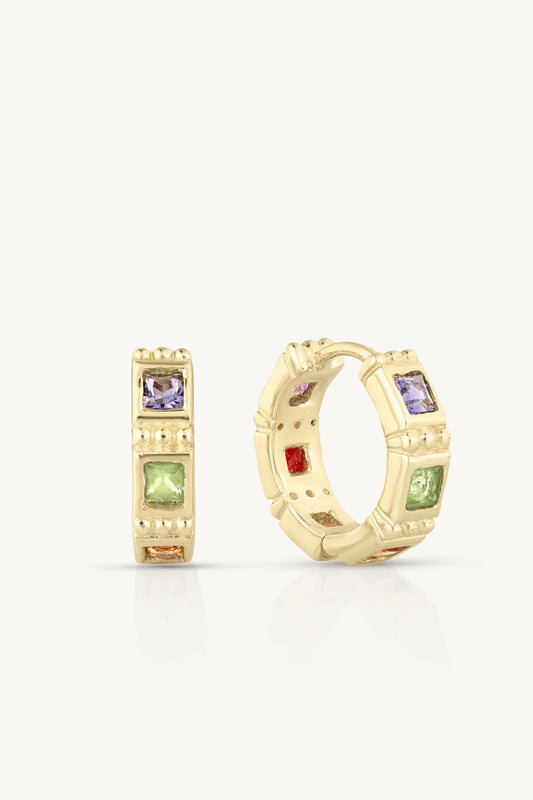 Aurora Gold Hoops