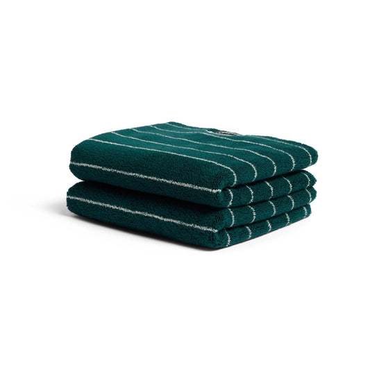 Hand Towel Pin Stripe Hunter
