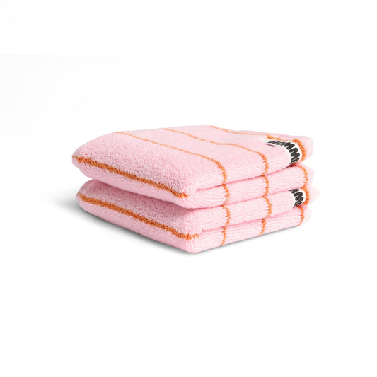 Face Washer 2 Pack Pin Stripe Fleur