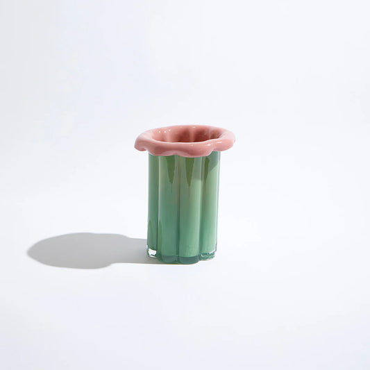 Buttercup Green Vase
