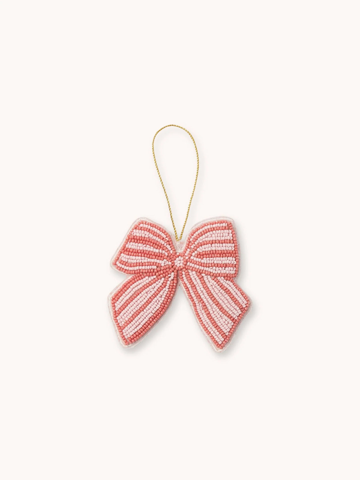 Bow Beaded Christmas Decoration