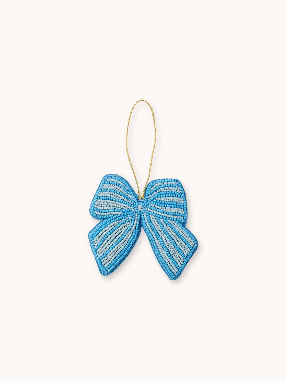 Bow Beaded Christmas Decoration