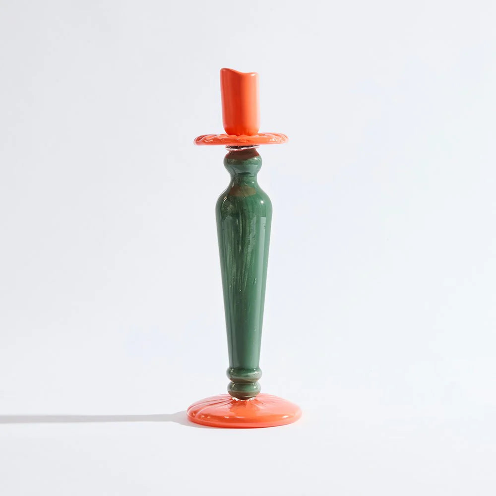 Verona Green Candle Holder