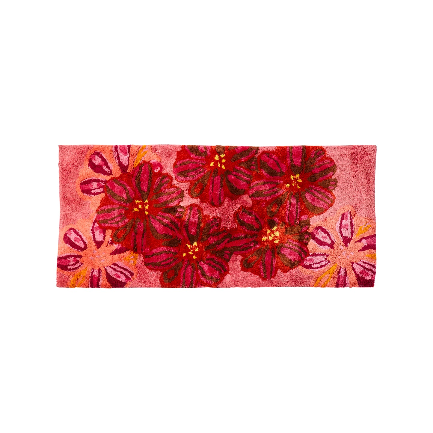 Candy Pink Long Bath Mat