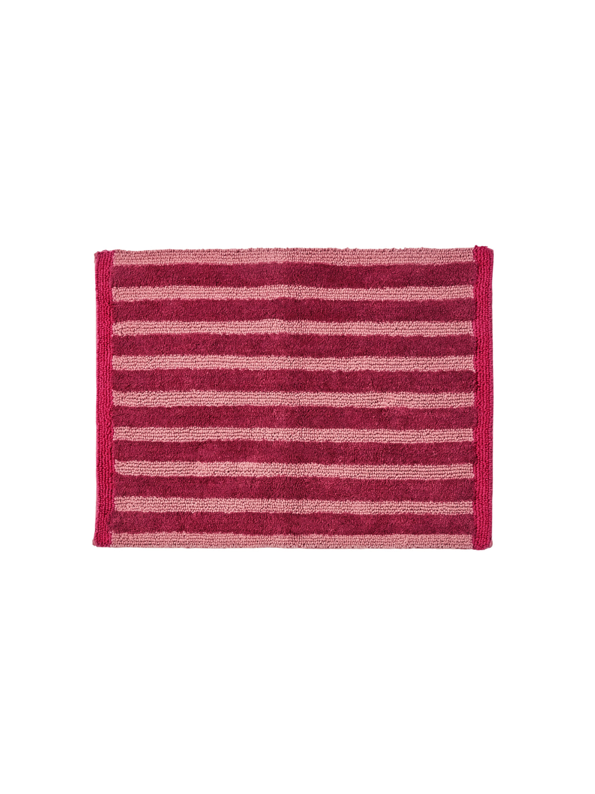 Stripe Reversible Burgundy Mat