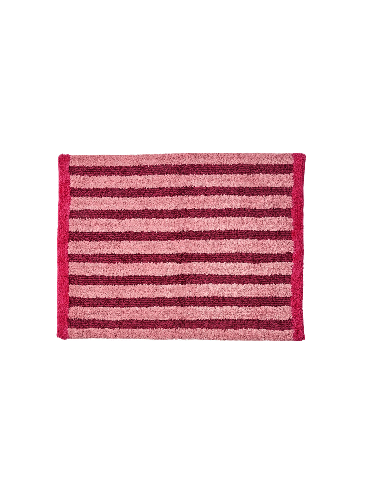Stripe Reversible Burgundy Mat