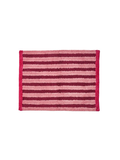 Stripe Reversible Burgundy Mat