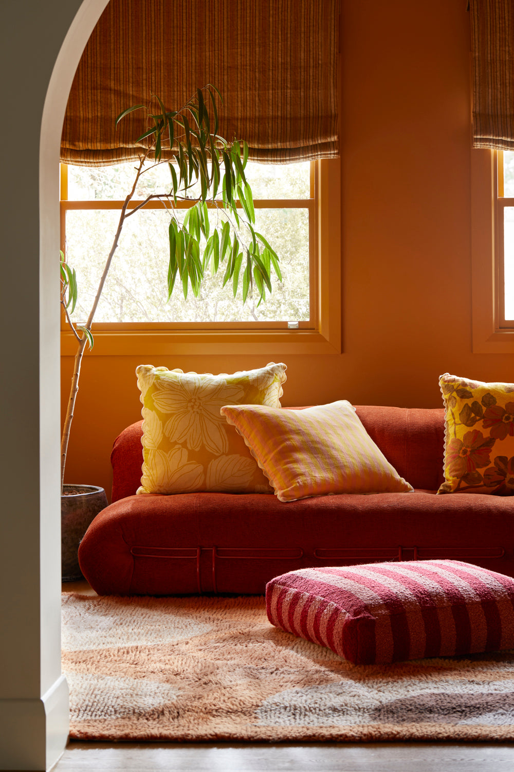 Margot Mustard 60cm Cushion