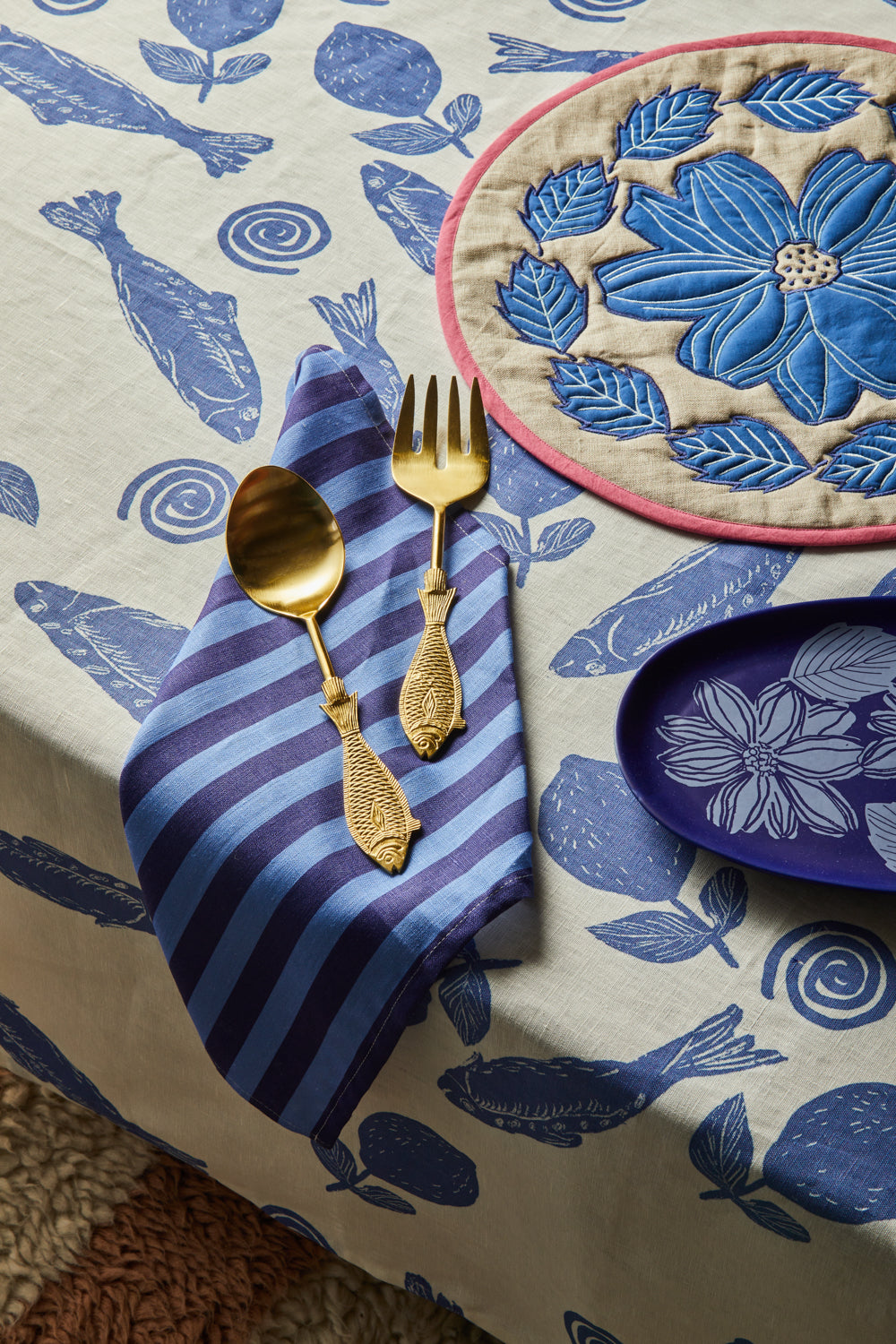 Margot Blue Placemats (set of 4)