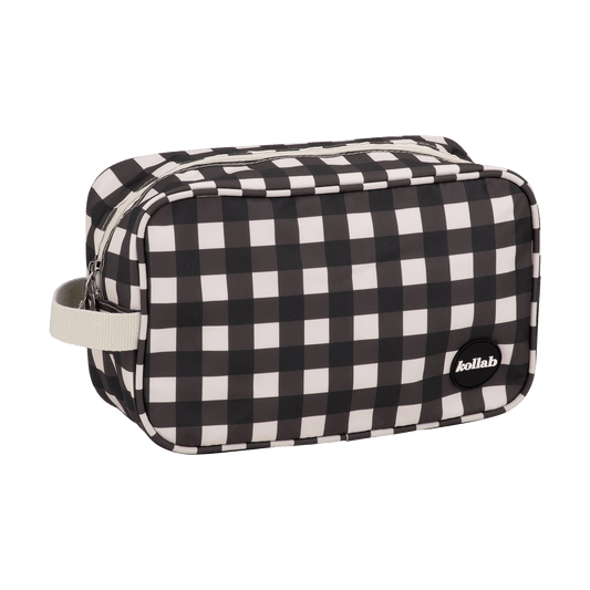 Travel Bag Black Check