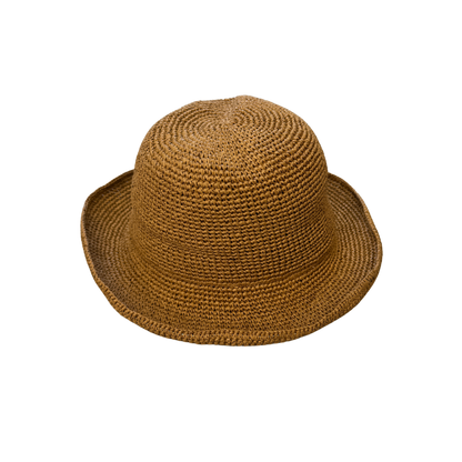 Crochet Adjustable Hat - Natural