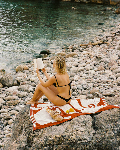 Florence Towel ~ Burnt Orange