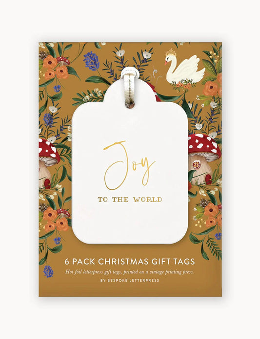 Christmas Gift Tags 6 pack Joy To The World
