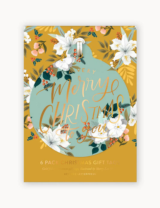 6pk Christmas Gift Tags A very Merry Christmas