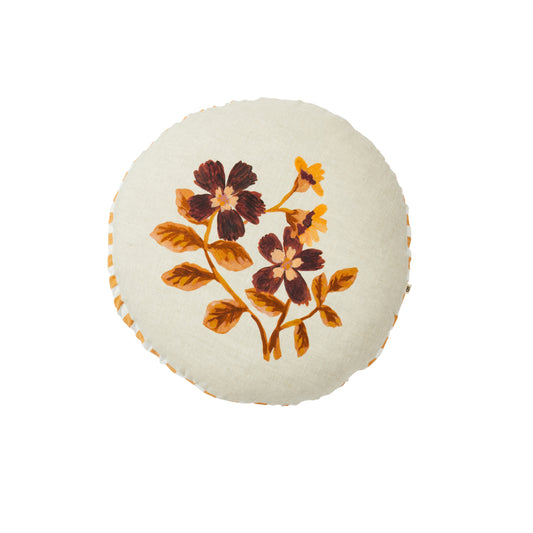 Cosmos Tan Round Cushion 50cm